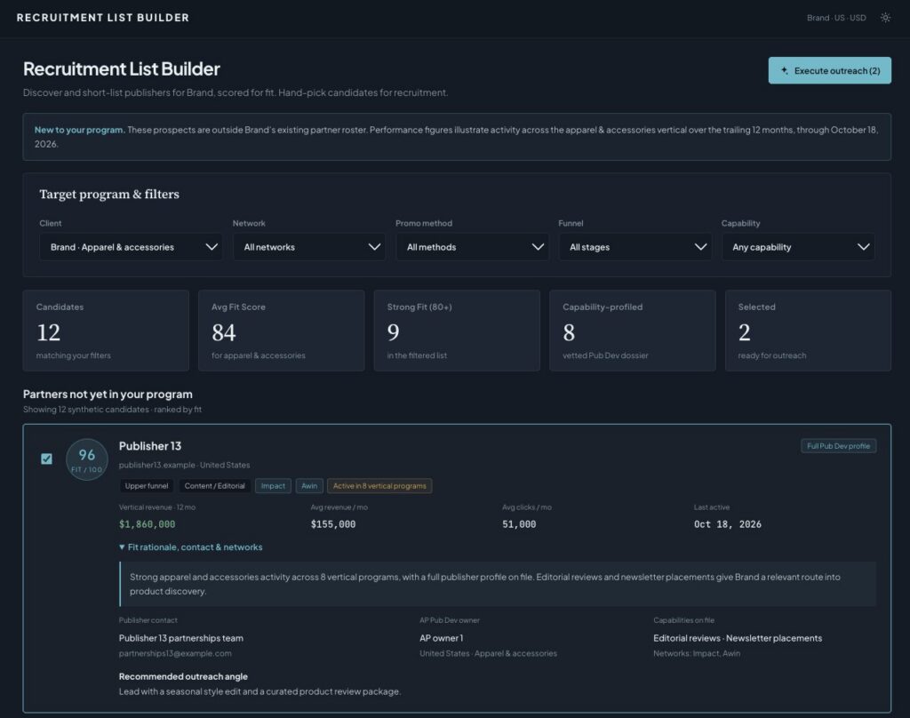 Prism - Recruitment List Builder